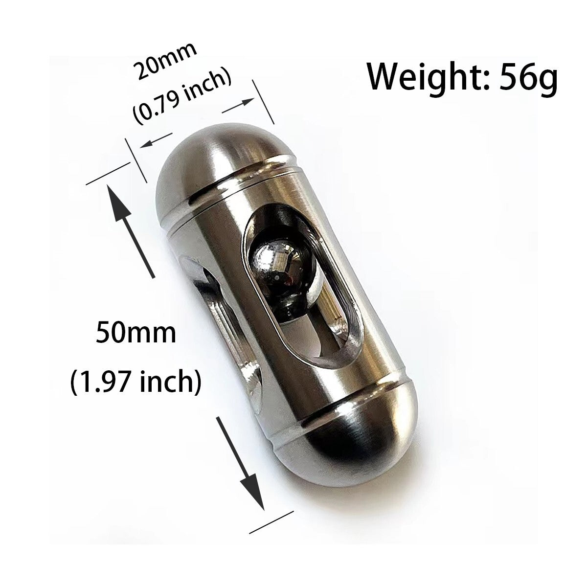 Fidget Slider Stainless Steel Balls EDC Adult Stress Relief Balance Desk Toys 07FC0E-D4 - KOEEK