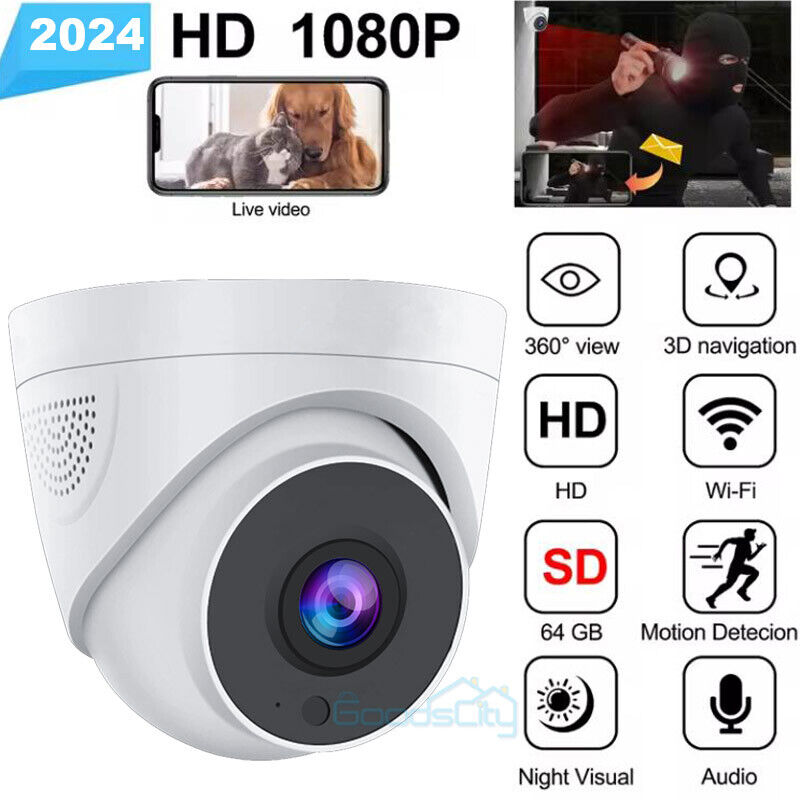 nye Camaras de Seguridad 1080P HD WiFi Smart Sikkerhedskameraer Til Casa Con Audio