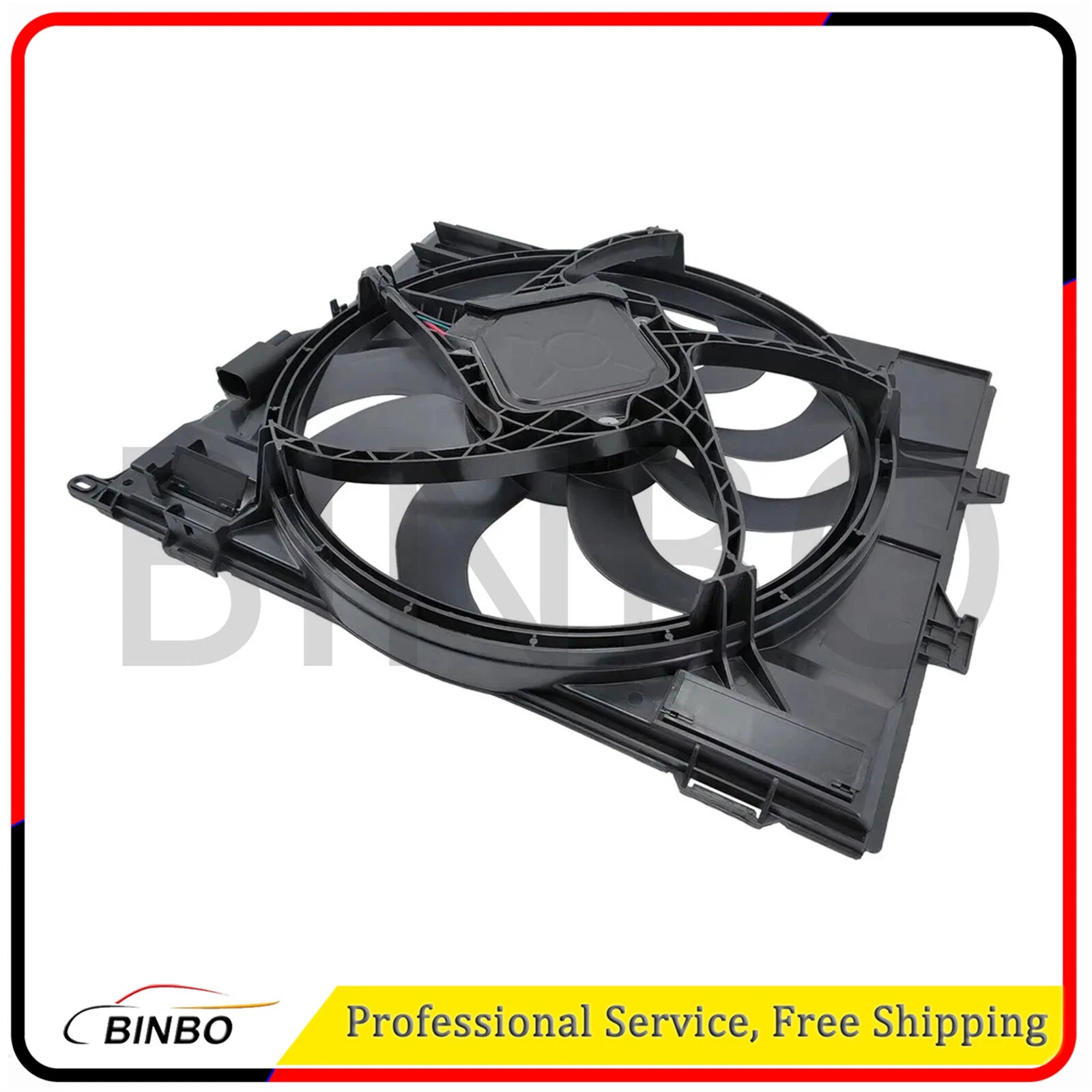 Radiator Cooling Fan Assembly For BMW 230i 330i 340i 430i 440i 16-20 17428625440 07FC0E-D4 - KOEEK