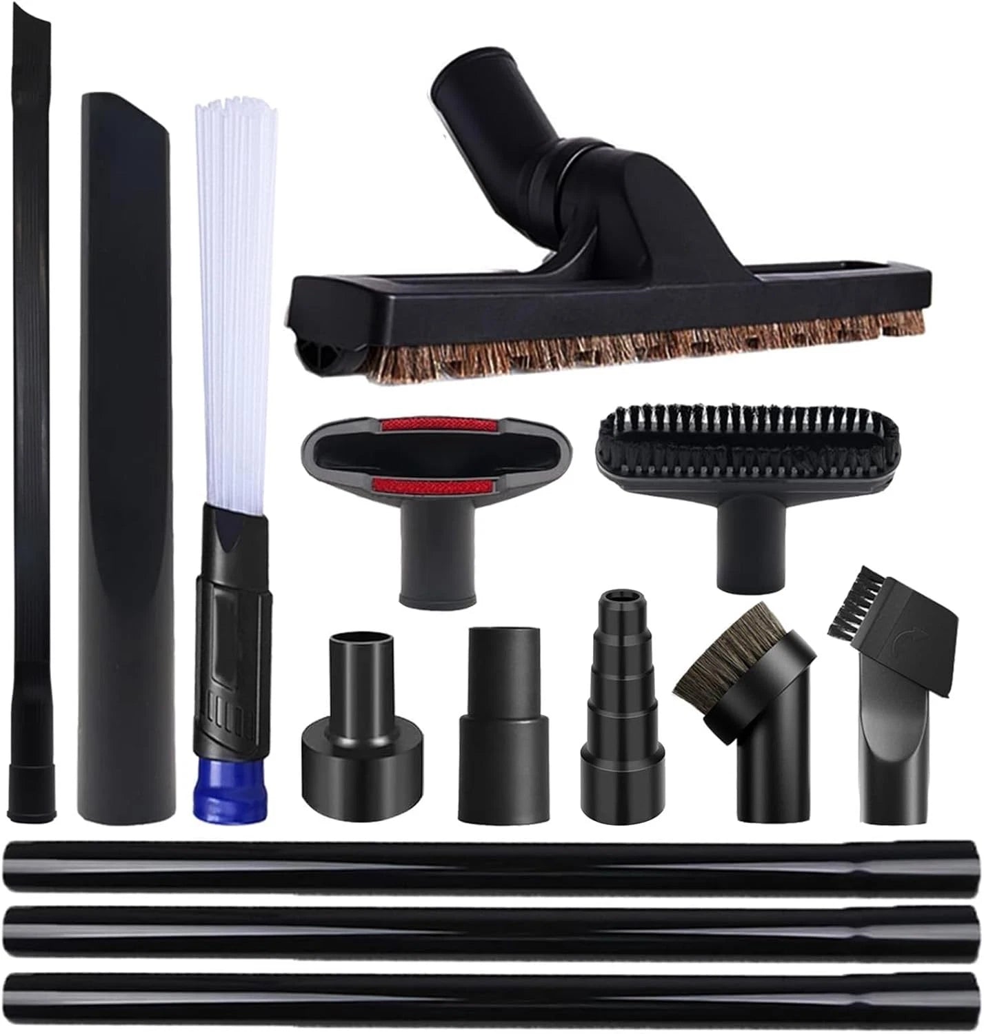 14-piece universal vacuum cleaner accessory and brush head set 07FC0E-D4 - KOEEK