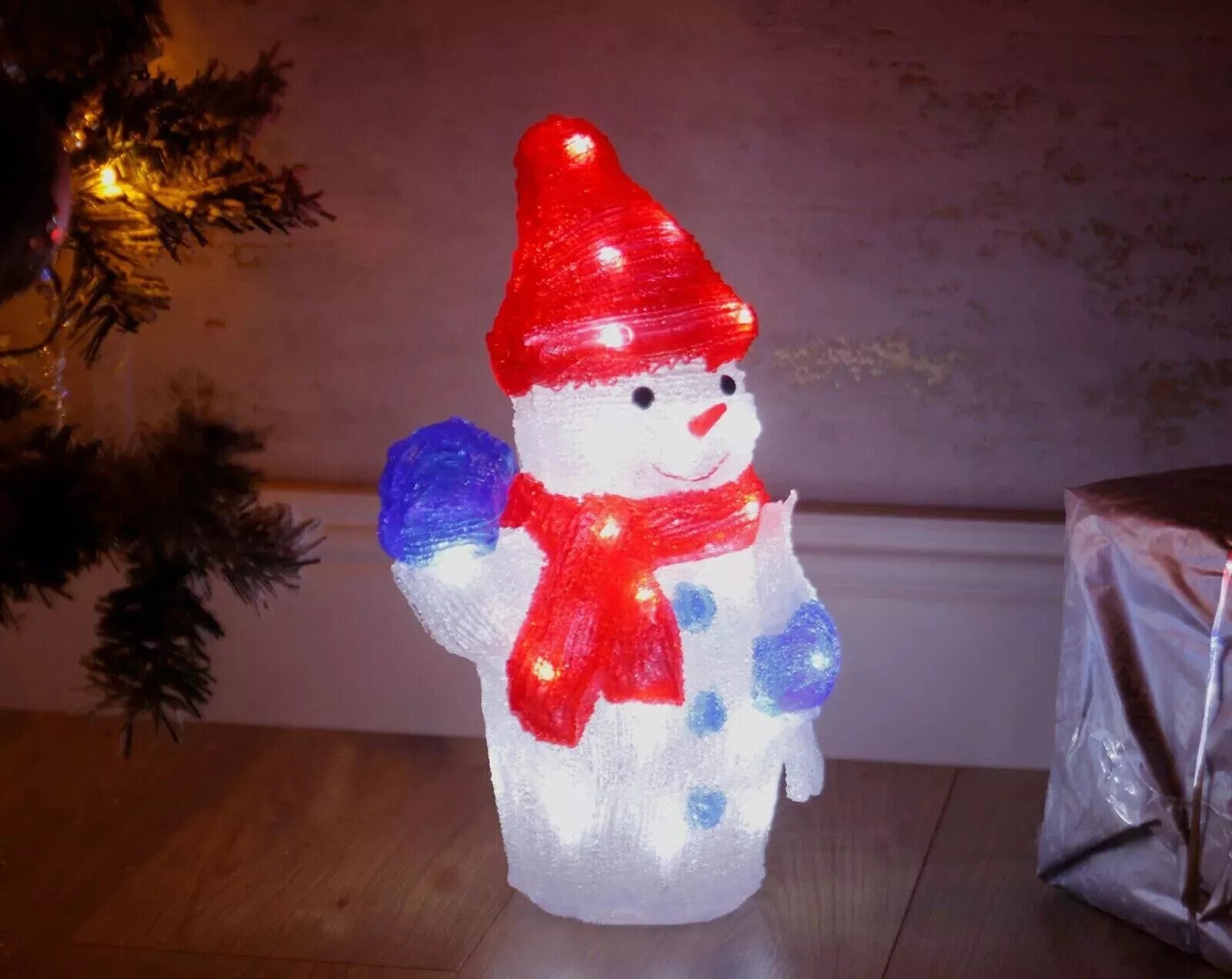 Christmas Acrylic Outdoor Decoration LED Light Up Festive Indoor Ornament Xmas 07FC0E-D4 - KOEEK