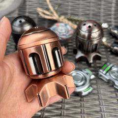 Revolver Bullet Dice Set Finger Spinning Multifunctional Game Prop EDC Metal Toy 07FC0E-D4 - KOEEK