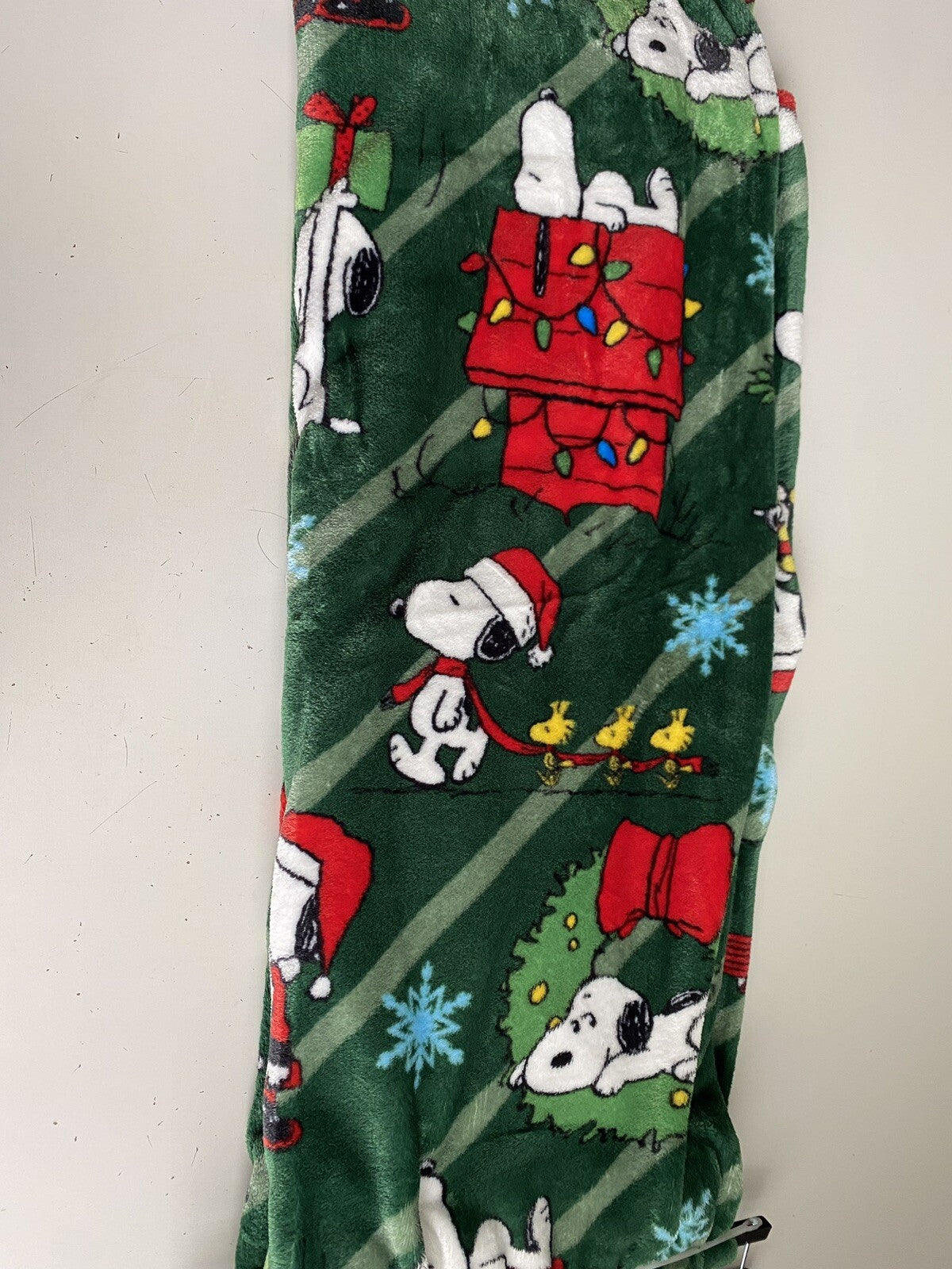 Peanuts Snoopy Christmas Lights Dog House Santa Soft Throw Blanket 50 X 70” 07FC0E-D4 - KOEEK