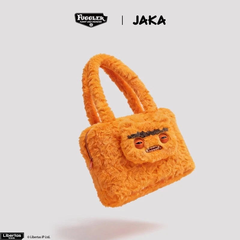 Fuggler x JAKA Plush Tote Bag Large Capacity Single Shoulder Shopping Bag FUGGLER - KOEEK