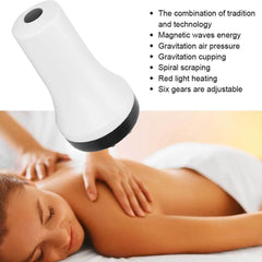 new Electric Scraping Therapy Machine Cupping Massager Anti Cellulite Detox HGF koeek - KOEEK