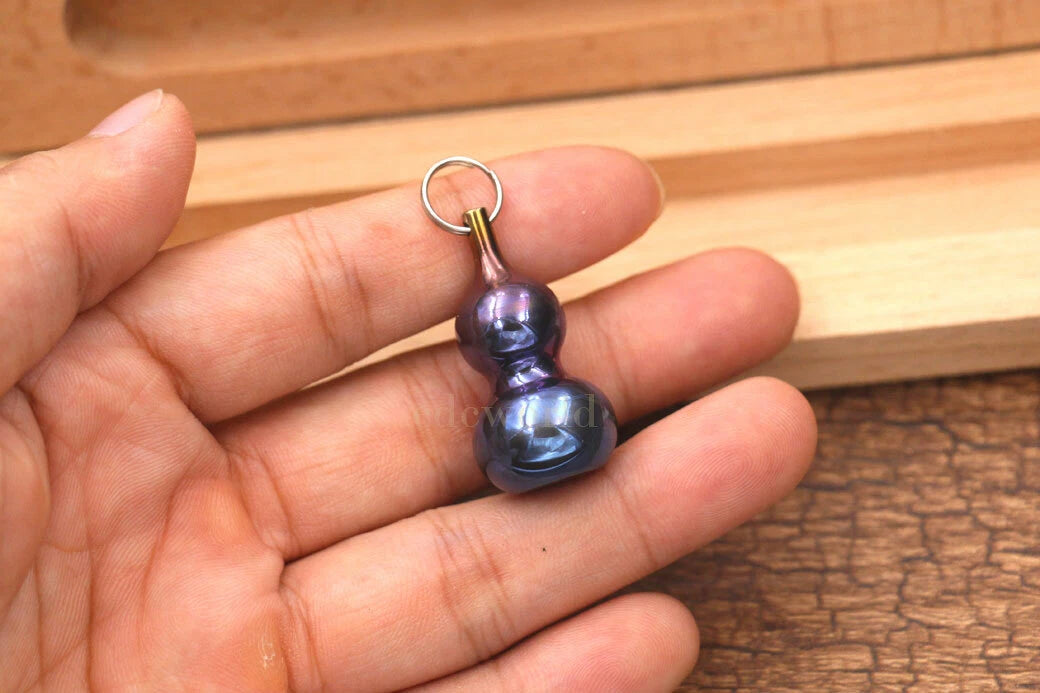 Tiremet Titanium Ti Gourd Type Keychain EDC Necklace Pendant Zipper Hea33F TIREMET - KOEEK