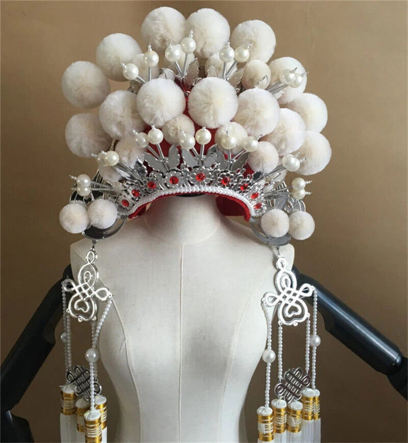 Chinese Drama Peking Opera Crown Cosplay Headdress Fancy Dress Phoenix Coronet 07FC0E-D4 - KOEEK