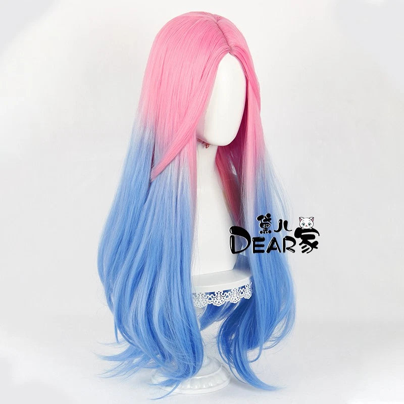 Cosplay Wig Alien Stage Mizi Hairpiece Game Heat Resistant Synthesis Hair Gift 07FC0E-D4 - KOEEK