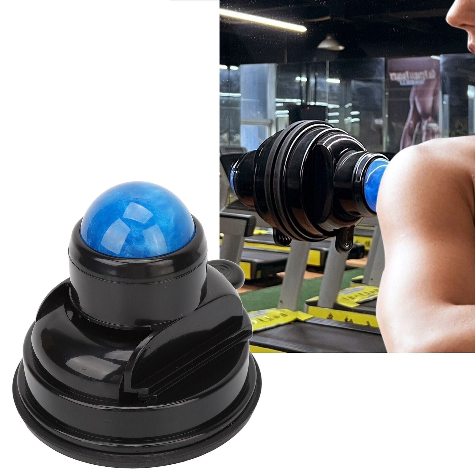 new Wall Massageler Manual Suction Cup Massage Ball Mountable Muscle MassageBall HGF koeek - KOEEK