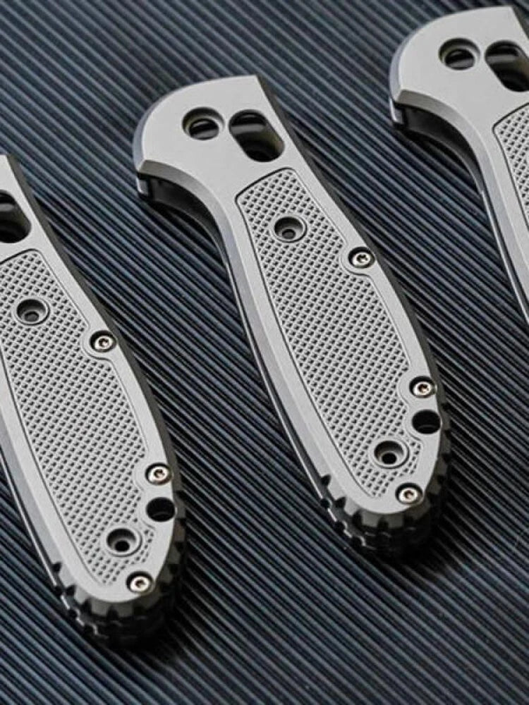 1 Pair Custom Made Titanium Alloy Handle Scales for Benchmade Griptilian 556 07FC0E-D4 - KOEEK
