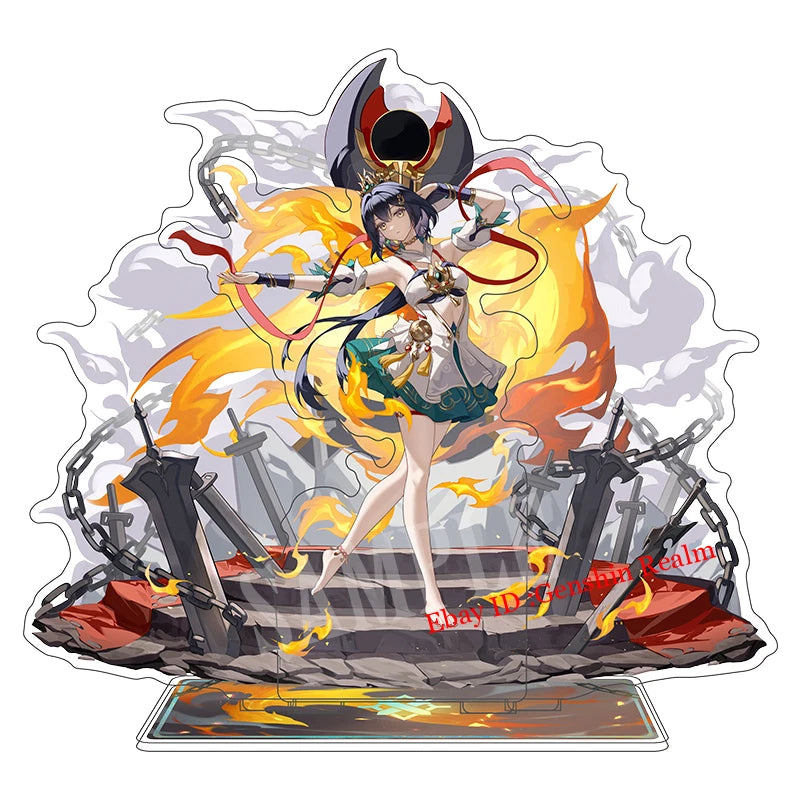 Anime Honkai: Star Rail Yunli Acrylic Desktop Stand Figure Collection Decor 07FC0E-D4 - KOEEK