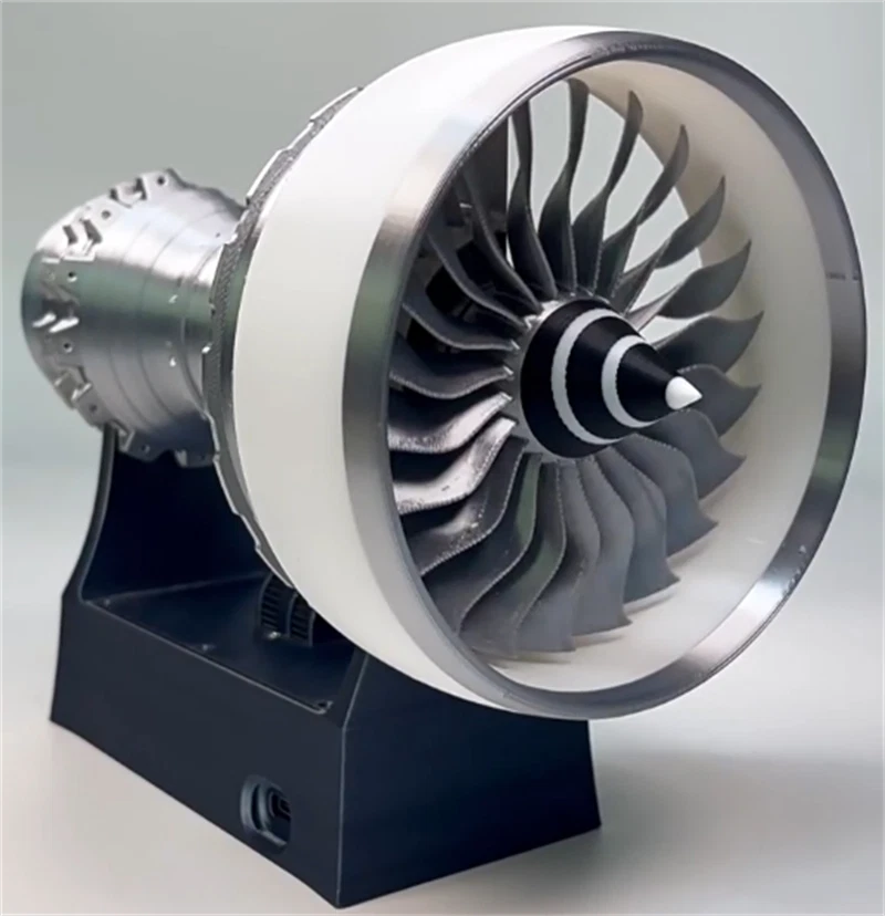 Trent 900 Engine Turbofan Blades Silver White Aircraft Engine Electric Model 07FC0E-D4 - KOEEK