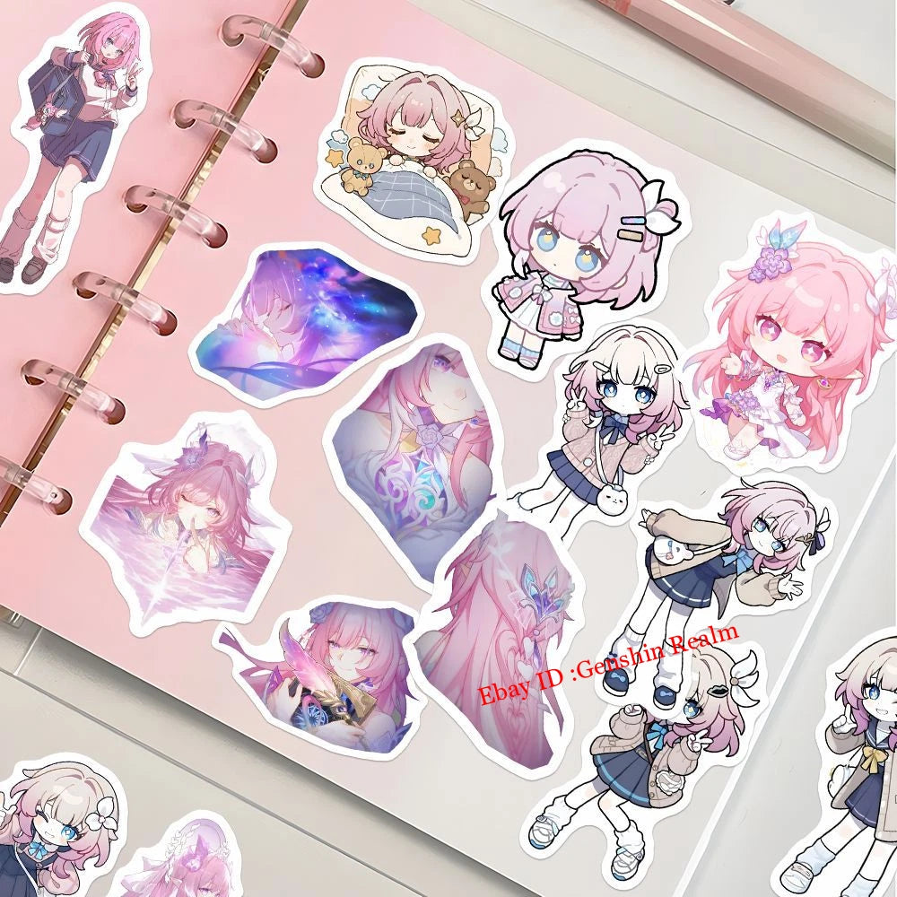 116 Pcs Anime Honkai: Star Rail Cyrene Waterproof Stickers Decoratio Gift 07FC0E-D4 - KOEEK