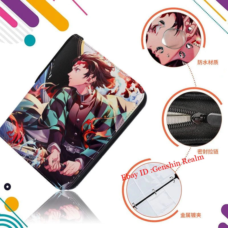 Anime Demon Slayer Kochou Shinobu Swimwear Zipper Card Storage Book Pack Gift 07FC0E-D4 - KOEEK
