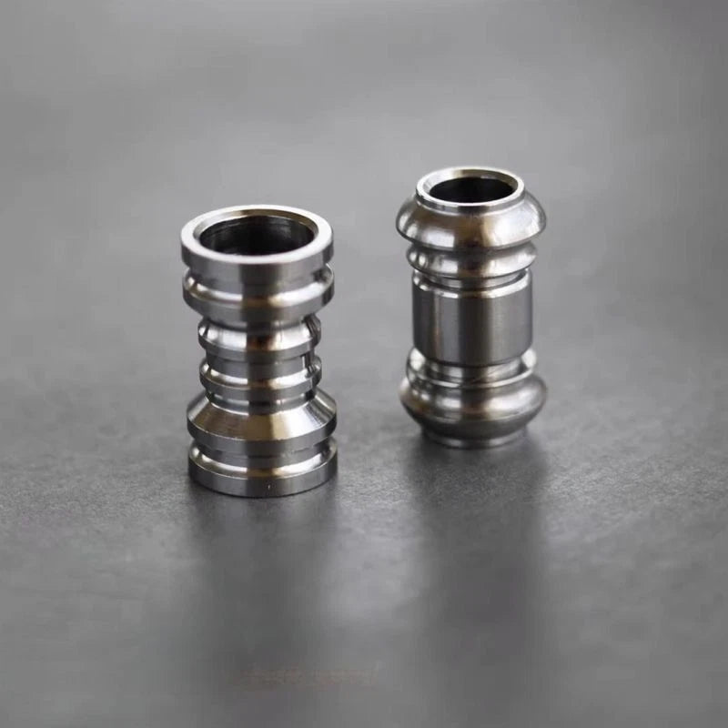 EDC Titanium Knife Lanyard Bead Necklace Paracord Pendant Bracelet DIY Bead Gift 07FC0E-D4 - KOEEK