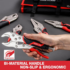 new Vice Grips Pliers Set - 6-Piece Including 6-1/2" & 9-1/2" Long Red, Grey 07FC0E-D4 - KOEEK