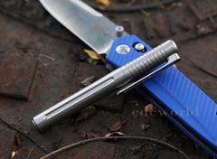 EDC TC4 Titanium Portable Practical Pocket Ballpoint Pen Outdoor Travel Pen 07FC0E-D4 - KOEEK