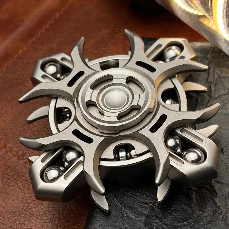 Oracle Tuning Fork EDC Fidget Spinner Double-Sided Linkage Fingertip Gyro Toy 07FC0E-D4 - KOEEK