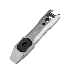 EDC Titanium Alloy Keychain Pocket Pry Bar Crowbar Opener Outdoor Multi Tools 07FC0E-D4 - KOEEK