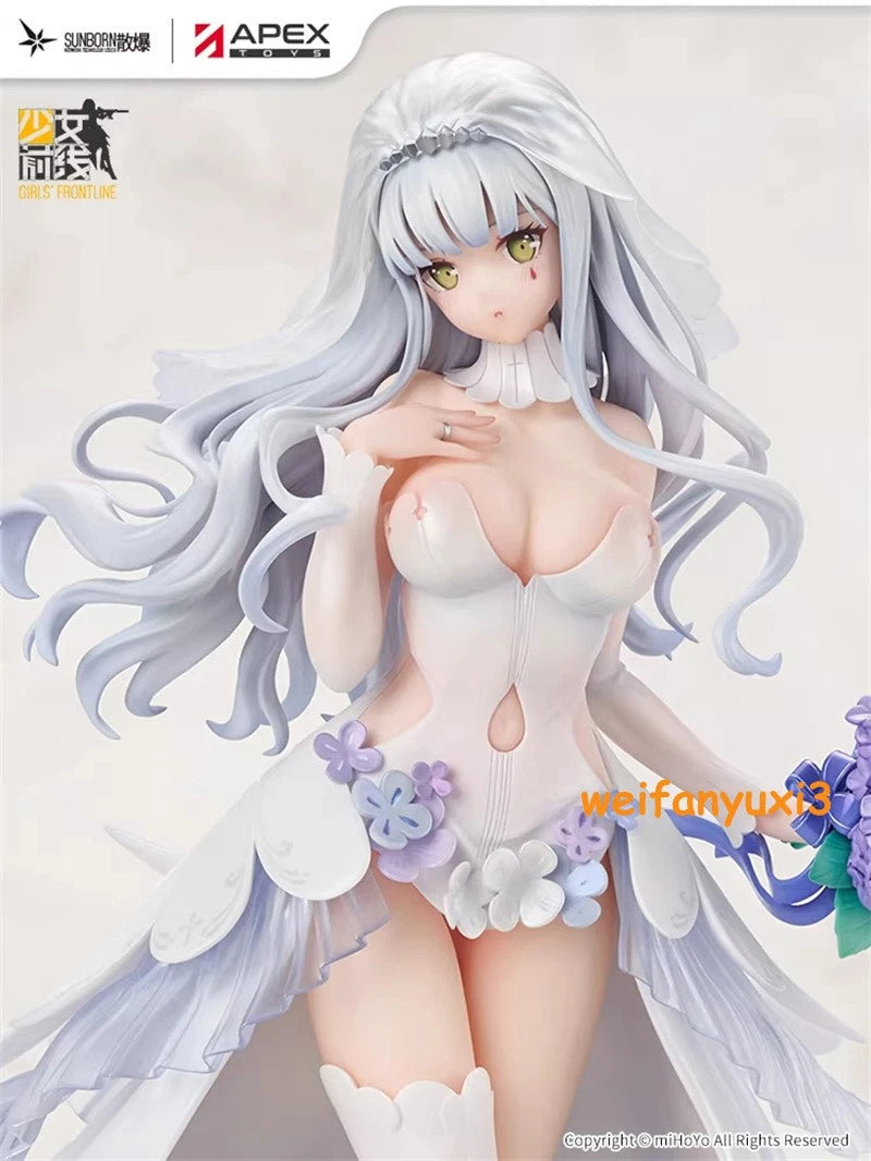 1/7 Scale  Girls Frontline HK416 27cm Wedding Dress Ver Figure Model Toy GIRLS_FRONTLINE - KOEEK