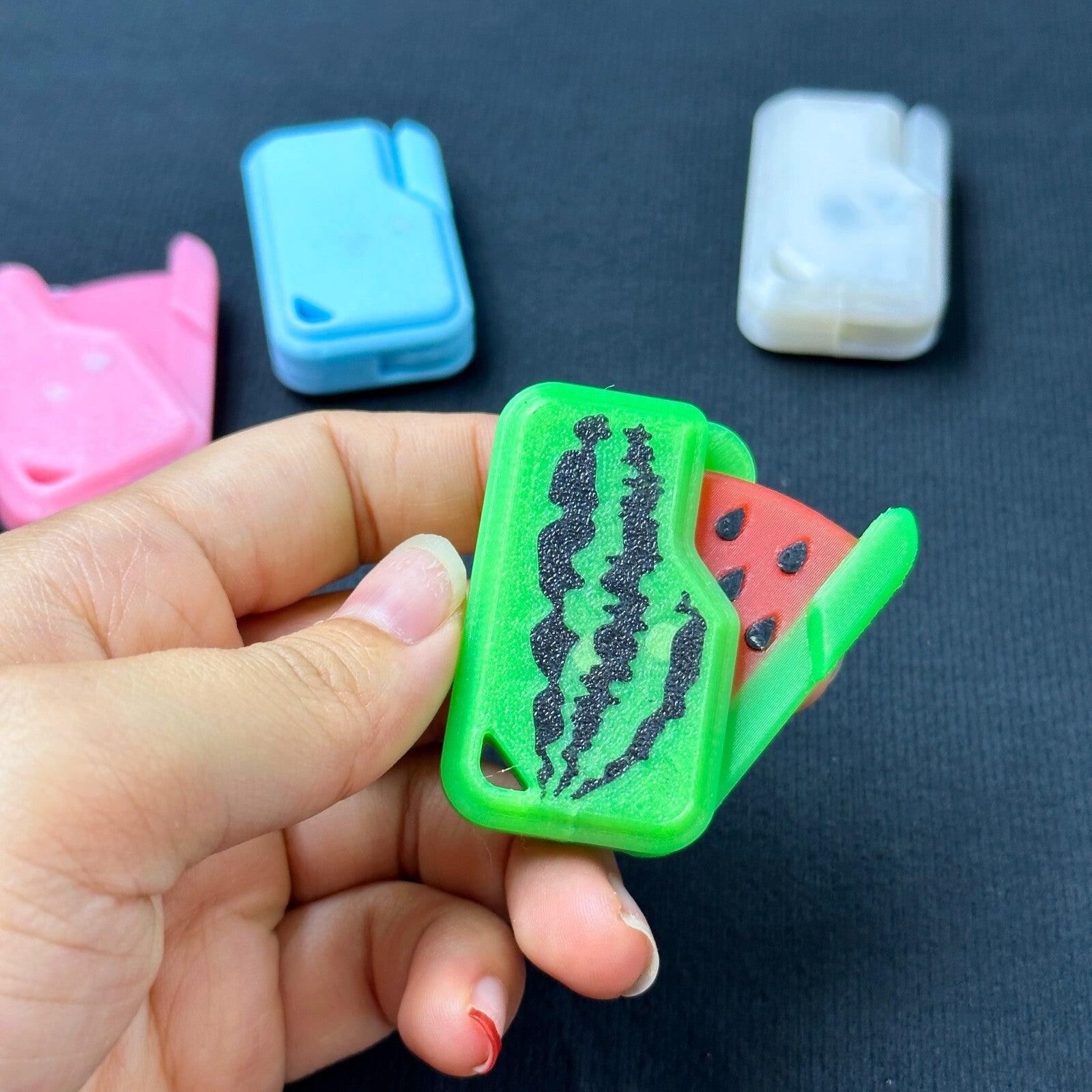 Fidget Slider 3D Printing Stress Relief For Adults EDC Ultra light Desk Toy Gift 07FC0E-D4 - KOEEK