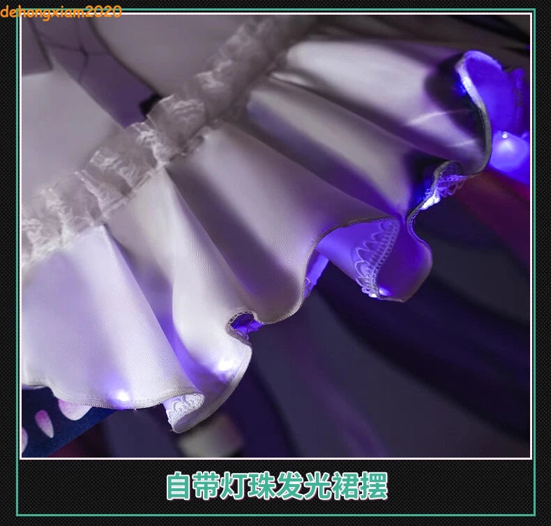 Honkai: Star Rail Castorice Women Costume Cosplay Dress Skirt Outfit Halloween 07FC0E-D4 - KOEEK