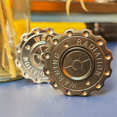 Radiation Warning Fidget Clicker Spinner EDC Gear Hand Spinner Adult Fidget Toys 07FC0E-D4 - KOEEK