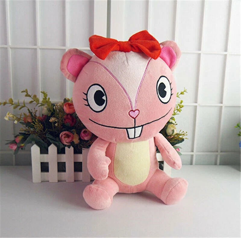 Happy Tree Friends Giggles Plush Doll 32CM Stuffed Toy Cartoon Doll Collection 07FC0E-D4 - KOEEK