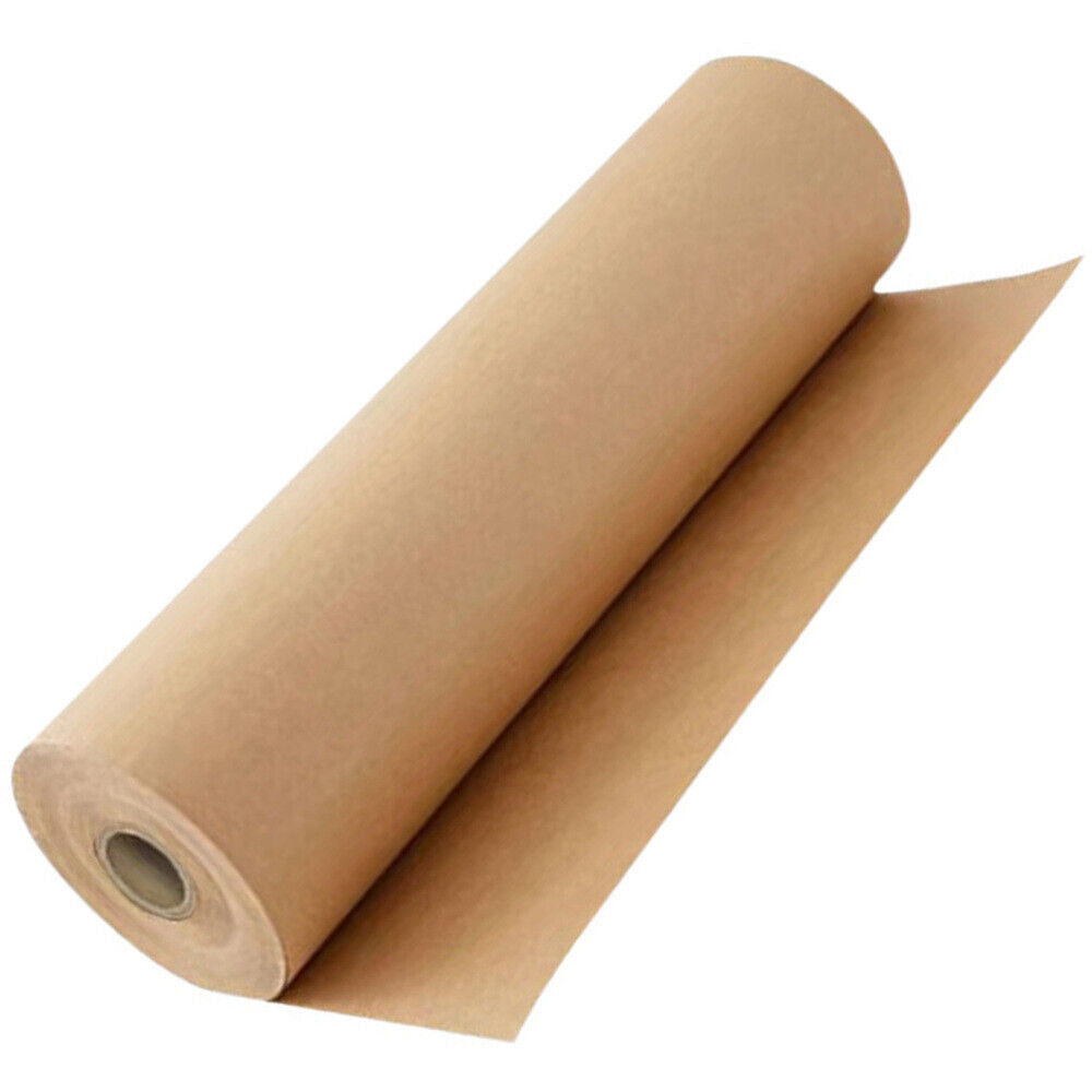 ny 1 rull Tegning Håndlaget DIY Brown Craft Paper Rolls DIY Gift Craft wrapping