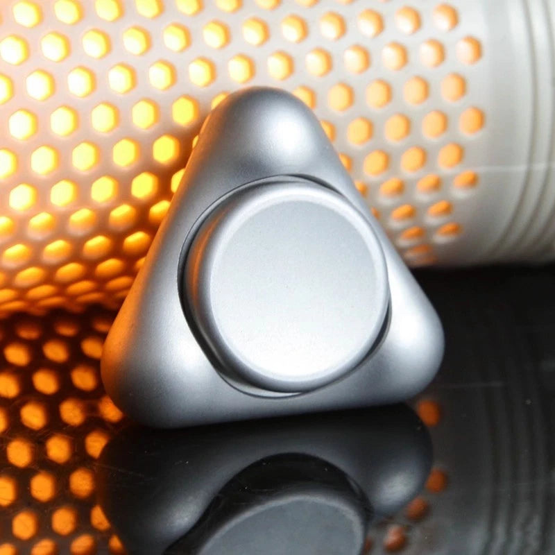 EDC Hand Spinner Adult Fidget Toys Stainless Steel Triangle Fidget Spinner 07FC0E-D4 - KOEEK