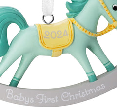 new Hallmark Baby's First Christmas Ornament 2024 Boy HALLMARK - KOEEK