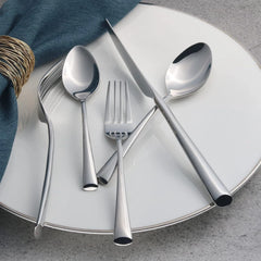 20-Piece Forged Silverware Set Stainless Steel Flatware Set,Service for 4