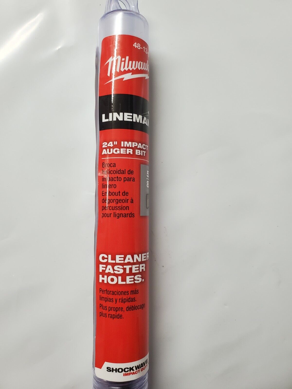 new Milwaukee Linemans Impact Auger Bit Drill Bits X 24 Inch Shockwave Hand Tool koeek - KOEEK