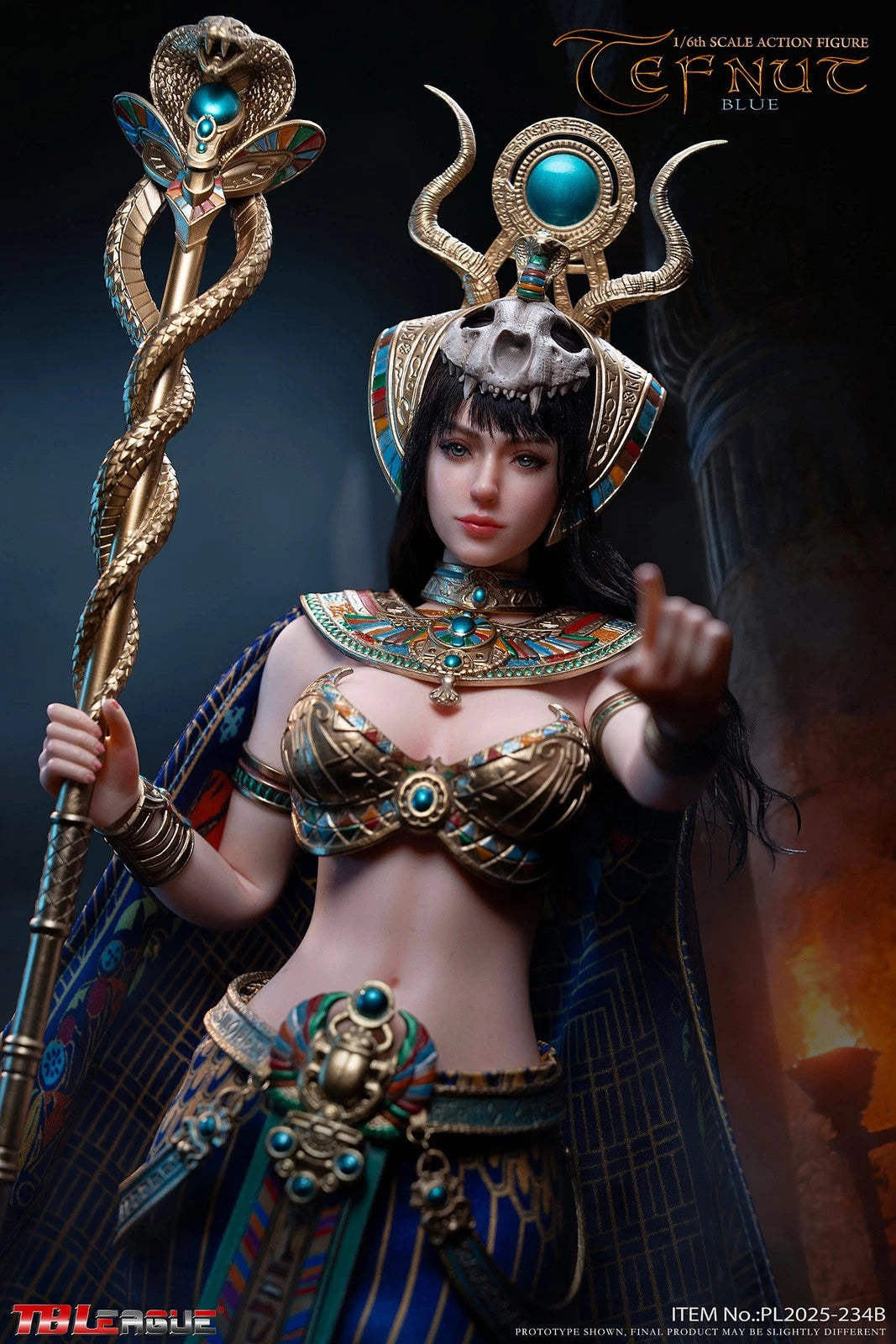 TBLeague PL2025‑234B 1/6 Tefnut Blue Ver. Moveable Eyes Action Figure Full Set TBLEAGUE - KOEEK
