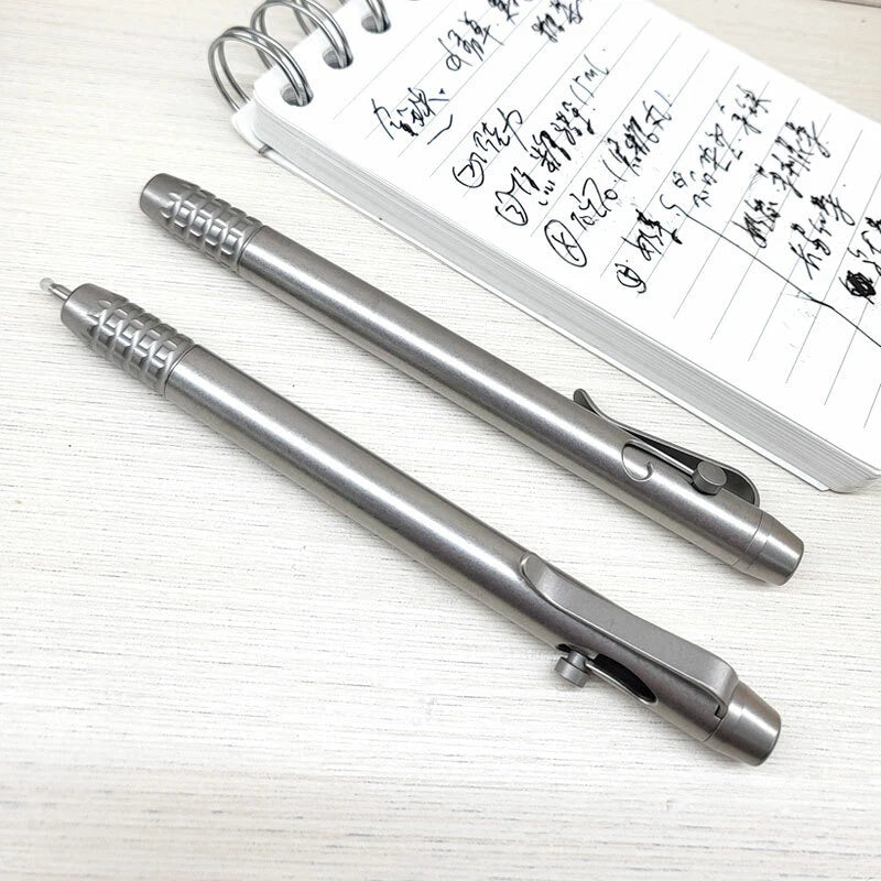 TC4 Titanium  Portable Practical Pen Lightweight Pocket Ball Pen Drawing Pen EDC 07FC0E-D4 - KOEEK