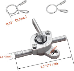 new Taiss 3/16" Inline Gas Fuel Petcock On-Off Switch Shut Off Valve .Suitable... TAISS - KOEEK