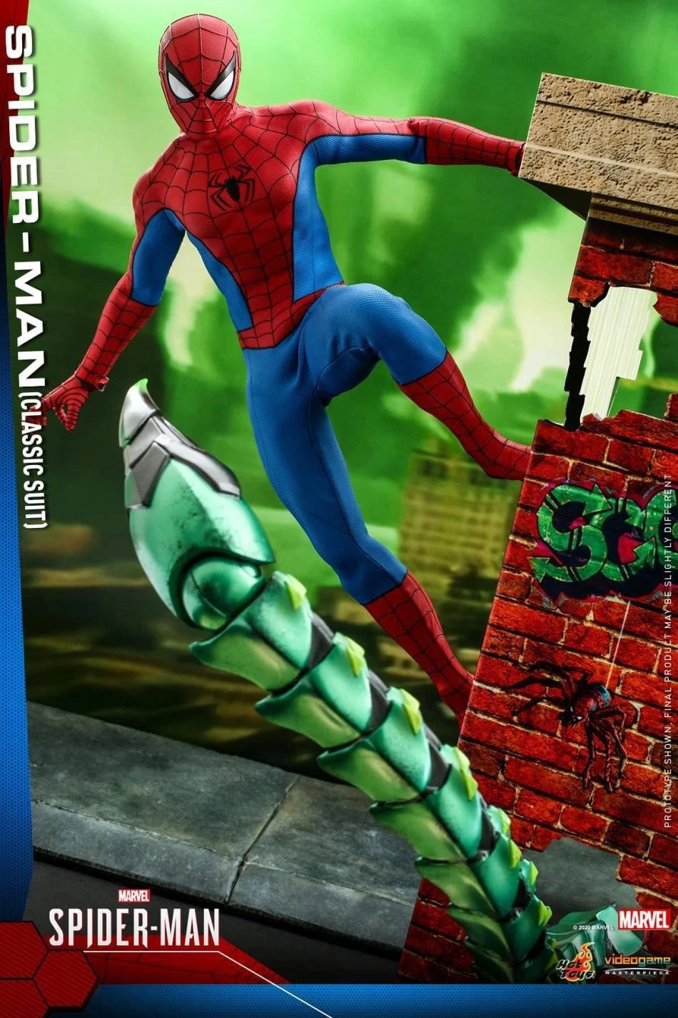 Hot Toys VGM48 Marvel's Spider-Man 1/6 Spider-Man Classic Suit Action Figure HOT_TOYS - KOEEK