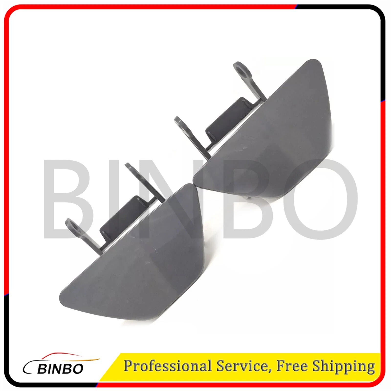 1 Pair LH&RH Unpainted Front Headlight Washer Nozzle Cover for BMW 5 F10 F11 F18 07FC0E-D4 - KOEEK