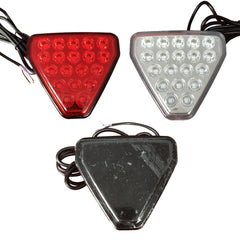 new 12V Flashing Blink Brake Tail Light LED Safety Warning Triangle 3rd Strobe Red koeek - KOEEK