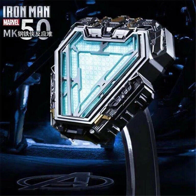 Replica Marvel Iron Man Arc Reactor MK50 Model Mark L 1:1 Cosplay Prop Gift 07FC0E-D4 - KOEEK