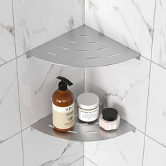 2-piece corner shower rack, 304 stainless steel brushed nickel 07FC0E-D4 - KOEEK