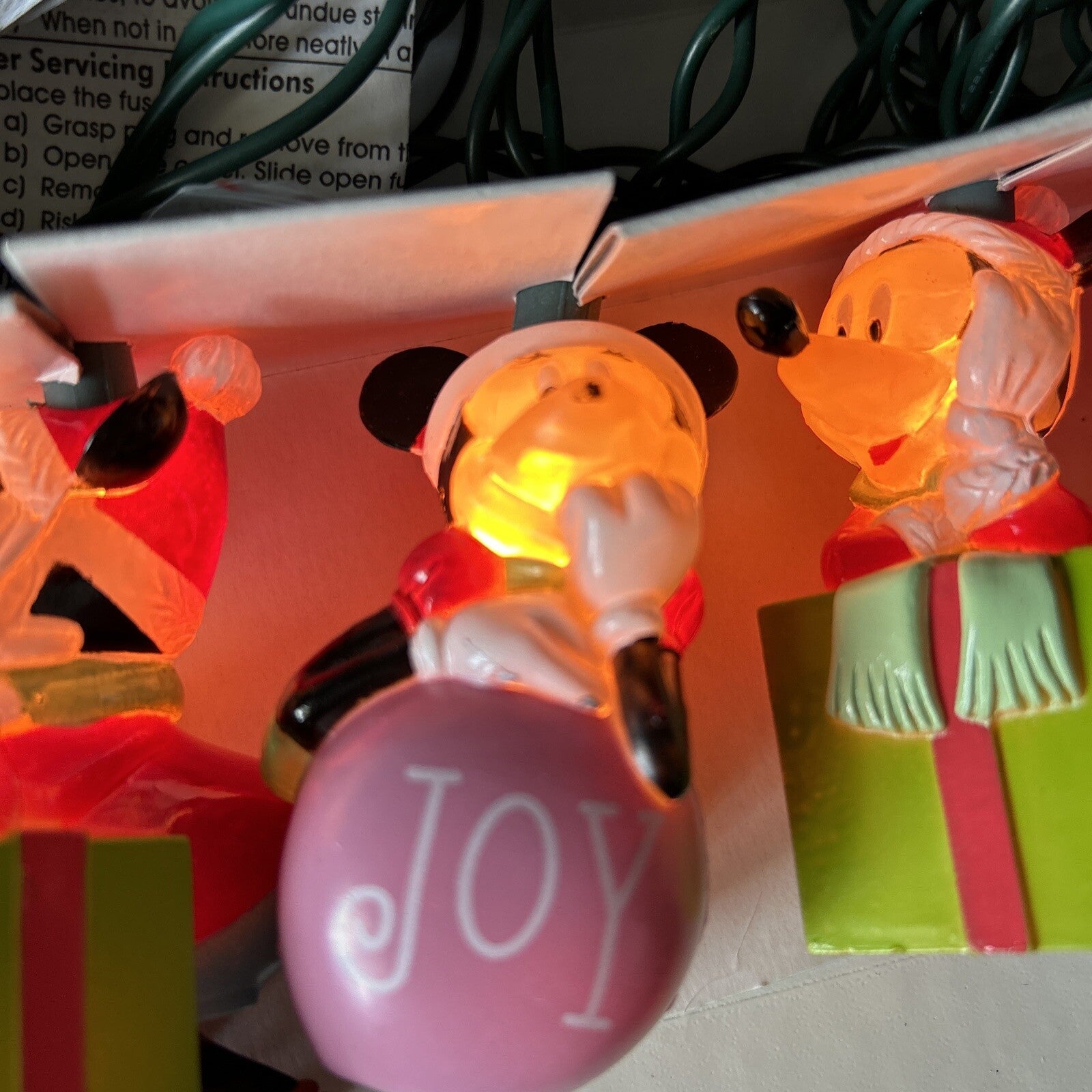 Disney Christmas Mickey Mouse & Minnie Novelty 10 Count Light String Set DISNEY - KOEEK