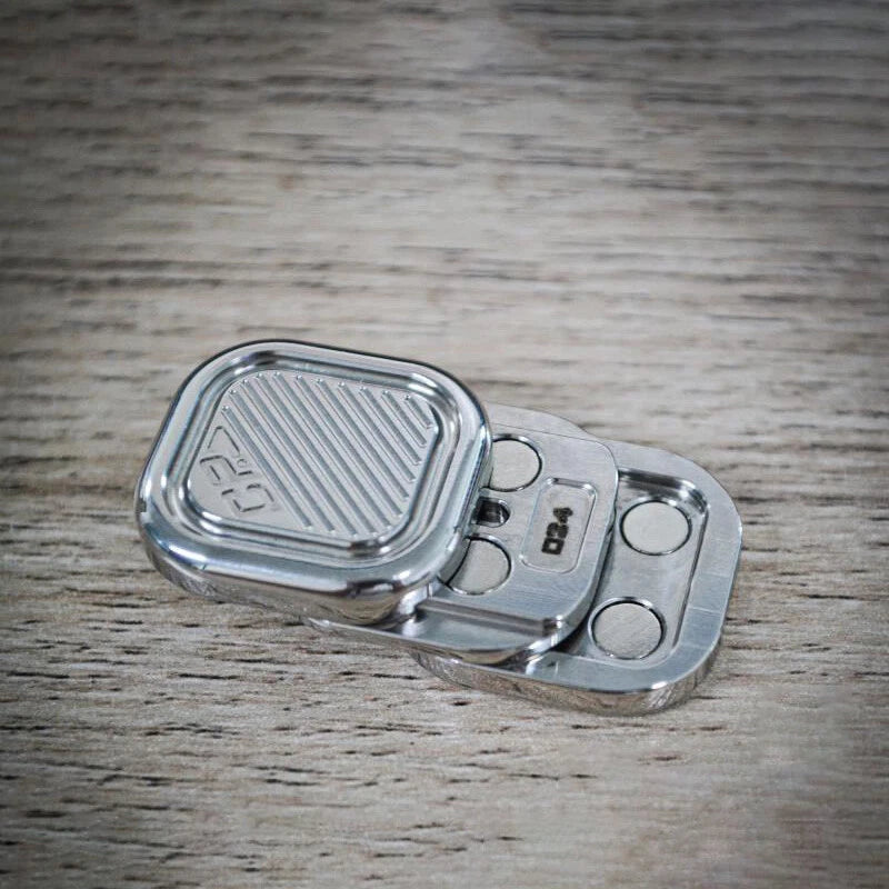 Zirconium Fidget Slider Metal Push Card Hand Slider Stainless Stress Relief Toys 07FC0E-D4 - KOEEK