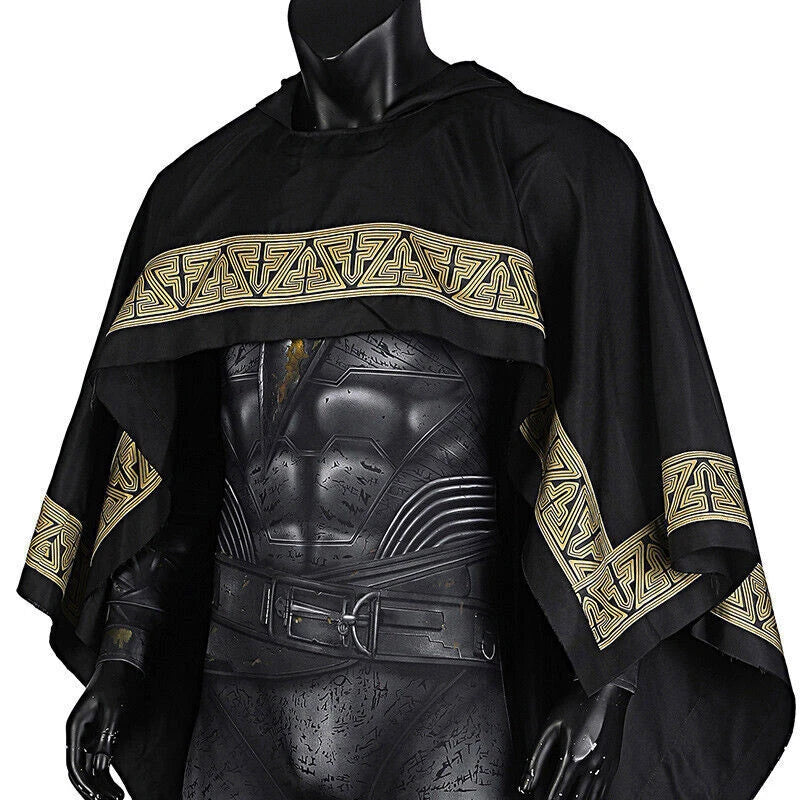 Black Adam Teth-Adam Bodysuit Cosplay Costume Suit Outfit Cloak Halloween 07FC0E-D4 - KOEEK