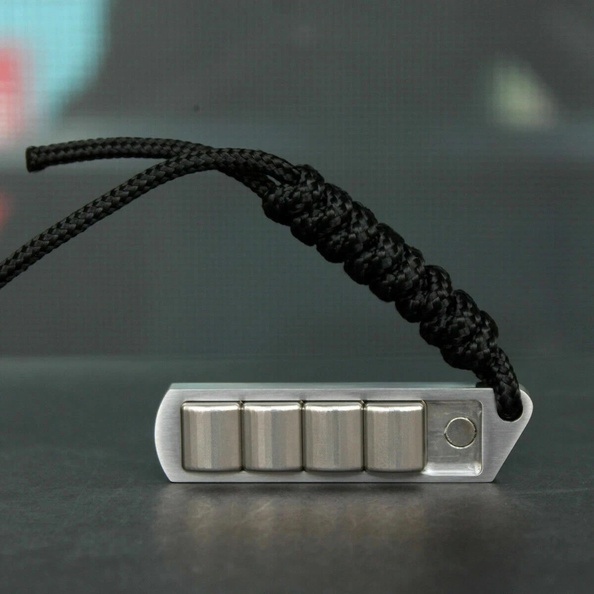 Pocket Click Clicker Magnetic Push Card Hand Fidget decompression Interest EDC 07FC0E-D4 - KOEEK
