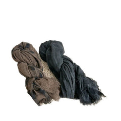 Mens Viscose Blend Soft Scarf Casual Preppy Geometric Shawl Unisex Neckerchief 07FC0E-D4 - KOEEK
