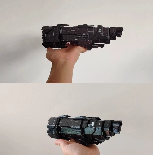 Halo Marathon-class Heavy Cruiser Science Fiction Spaceship Model Toy (NO BASE) 07FC0E-D4 - KOEEK