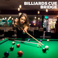 new Pool Bridge Stick, Professional Retractable Cue Low Head, Brass 07FC0E-D4 - KOEEK
