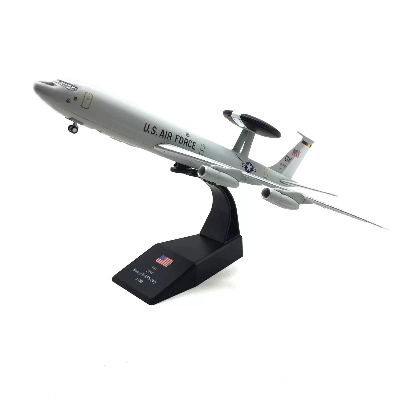1:200 Alloy Diecast Military Model Boeing E-3 Sentry AWACS Aircraft Collection 07FC0E-D4 - KOEEK