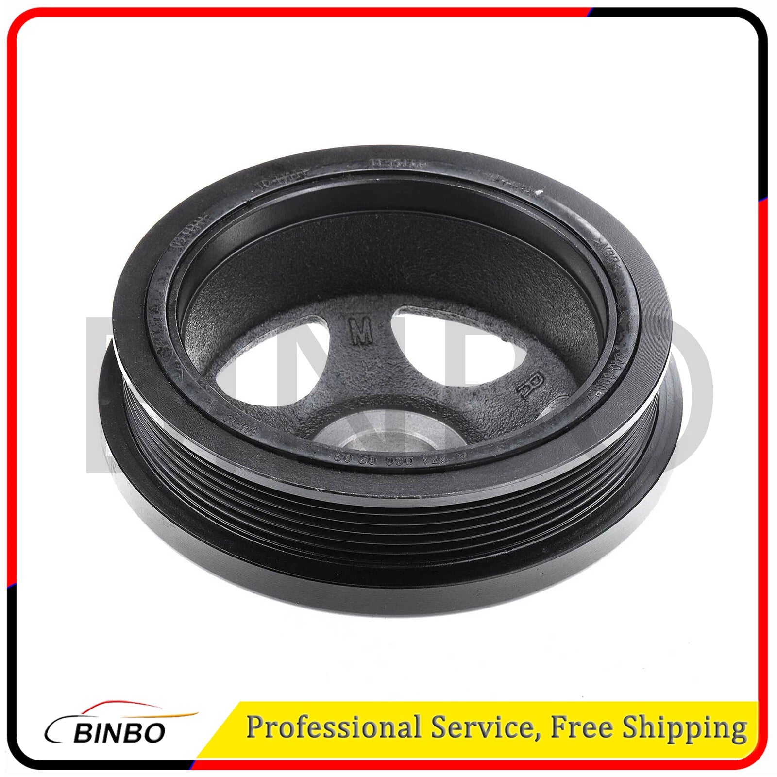 2710300203 Belt Pulley Crankshaft Engine Balancer For Benz S204 C204 W212 A207 07FC0E-D4 - KOEEK